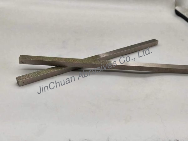 Rectangle Electroplated Diamond Hand File Length 220 Diamond Grit Number 120//140