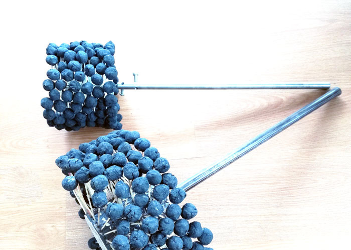 Manual Operation Brush Research Flex Hone , Size 4 Inch Cylinder Ball Hone