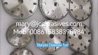 chainsaw sharpening cyclone wheels