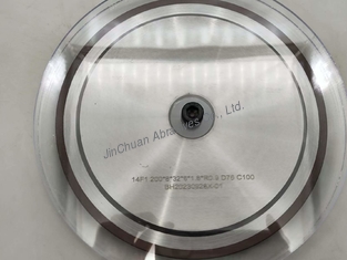 R0.9 14A1 Resin Bond Diamond Wheels For Grinding Carbide Tools