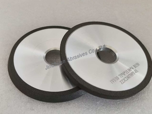Gray CBN Resin Bond Grinding Wheel 1V1 75mm With 10 Degress For Efficiency Gashing