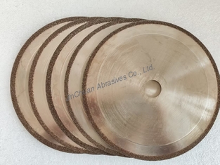 1A1 600*2.5*20*5mm  B100/120  Edge Design R0.5 Fillet + 7° Chamfer  Electroplated CBN Cutting Disc