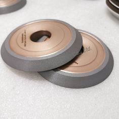 Resin And Metal Hybrid Bond Hybrid 1V1/45° 125*10*31.75*6mm D64 Diamond Grinding Wheel