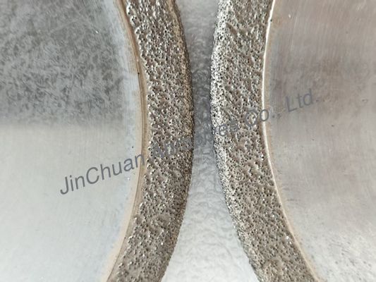 Long Lifespan Vacuum Brazed Diamong Grinding Wheel With D40/50 Grit