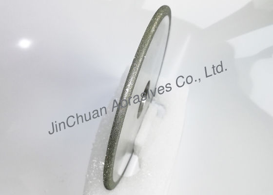 Round Electroplated Diamond Grinding Wheels For Brake Pads Slotting Balancing Machine Drum