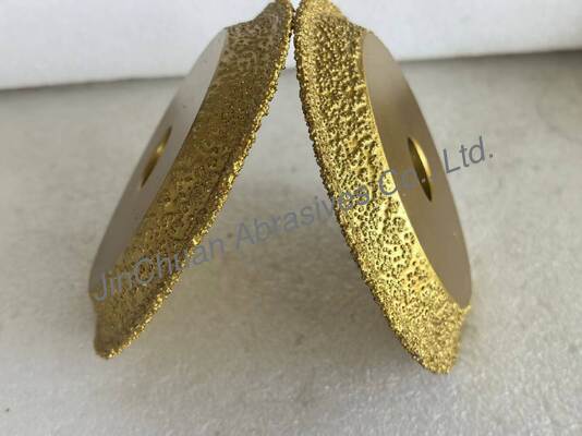 127mm Brazed Diamond Grinding Wheel D20/25 Thermal Damage Free for Carbide Precision Grinding