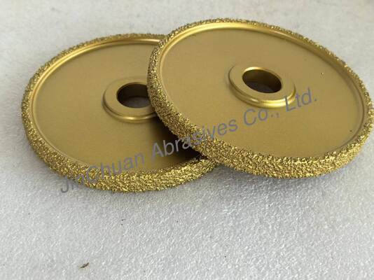 127mm Brazed Diamond Grinding Wheel D20/25 Thermal Damage Free for Carbide Precision Grinding