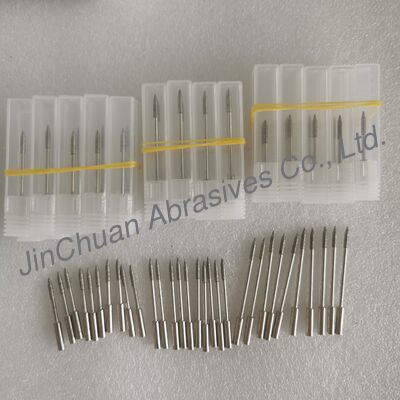D151# Electroplated Diamond Grinding Pins with 2.2mm Head Diameter and Abrasion-Resistant Diamond Coating