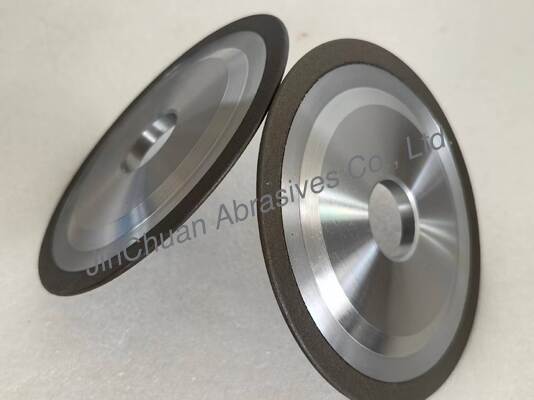 Resin CBN Grinding Wheel 14F1 150*8*32mm Long Life For HSS Tool Grinding With 1.3mm-4.0mm CBN Layer