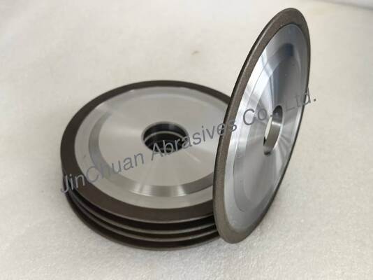 150mm Resin Bond CBN Grinding Wheel with 32mm Inner Hole and 1.3mm to 4.0mm CBN Layer for HSS Tool Sharpening