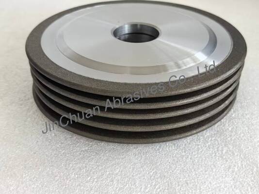 150mm Resin Bond CBN Grinding Wheel with 32mm Inner Hole and 1.3mm to 4.0mm CBN Layer for HSS Tool Sharpening