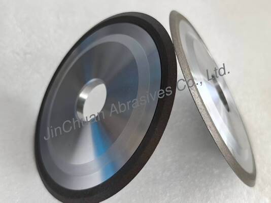 Resin CBN Grinding Wheel 150mm OD 60 Degree V Shape Long Life For HSS Tool Grinding
