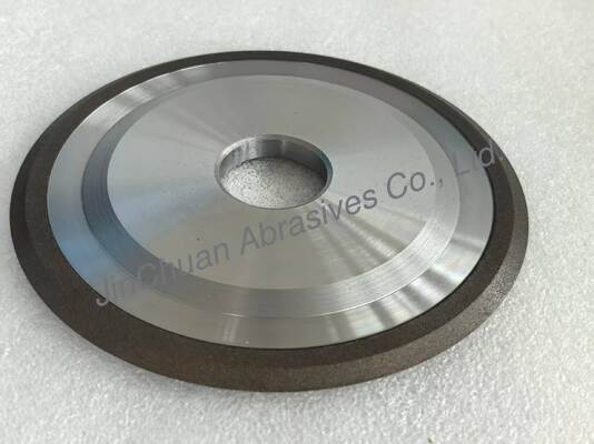 Resin CBN Grinding Wheel 150mm OD 60 Degree V Shape Long Life For HSS Tool Grinding