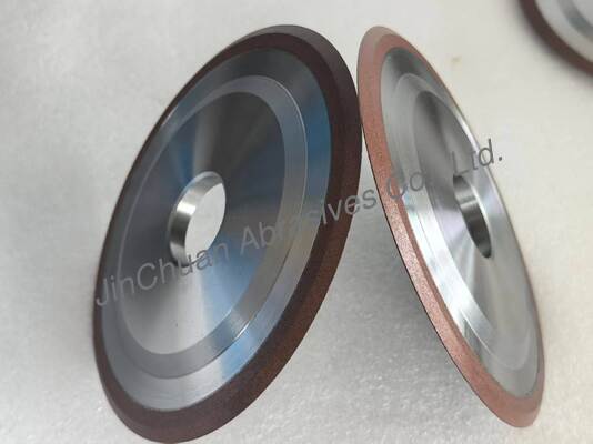Resin Diamond Grinding Wheel 14V1 150*8*32*3*6mm 60 Degree V Shape Long Life For Carbide Tools
