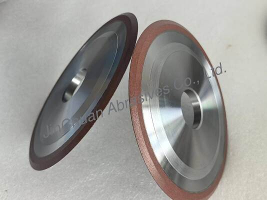 Resin Diamond Grinding Wheel 14V1 150*8*32*3*6mm 60 Degree V Shape Long Life For Carbide Tools