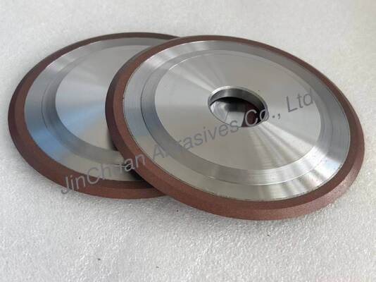 Resin Diamond Grinding Wheel 14V1 150*8*32*3*6mm 60 Degree V Shape Long Life For Carbide Tools