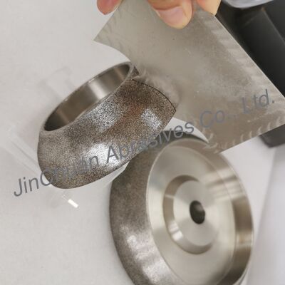 Customizable Electroplated CBN Sharpening Wheel for Woodworking Band Saw Blade Grinding