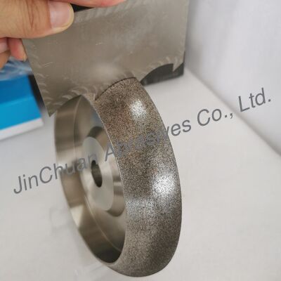 Customizable Electroplated CBN Sharpening Wheel for Woodworking Band Saw Blade Grinding