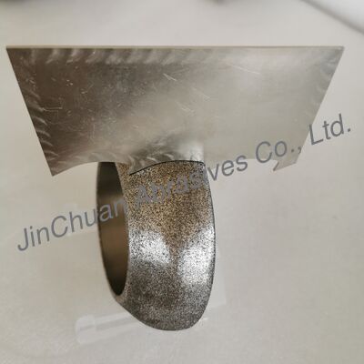 Customizable Electroplated CBN Sharpening Wheel for Woodworking Band Saw Blade Grinding