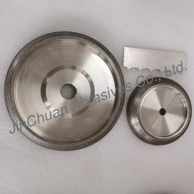 Electroplated CBN Sharpening Wheel with Tooth Pitch 22mm and Inner Hole 25.4mm for Band Saw Blade