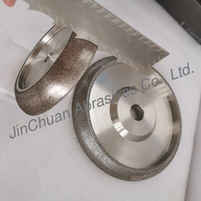 Electroplated CBN Sharpening Wheel with Tooth Pitch 22mm and Inner Hole 25.4mm for Band Saw Blade
