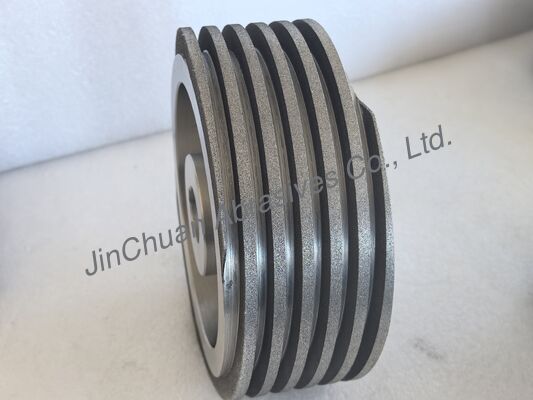 Wear Resistant Helical Shape 80x54x16mm Electroplated CBN Grinding Wheel For Sharpening Scissors