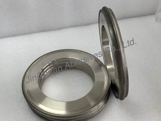 Customizable Electroplated Diamond Grinding Wheel 200x10.5x127x5mm For Carbide Saw Sharpening