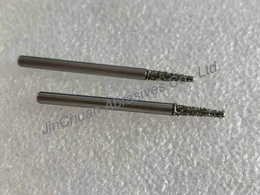 Electroplated Diamond Grinding Pins With Steel Body Grit Number D30/35, R1*3*10*45*3