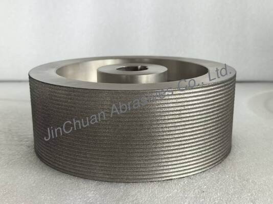 Electroplated CBN Wheel 8TPI CBN Grinding Wheel for Open Sawblades Teeth Sharpening