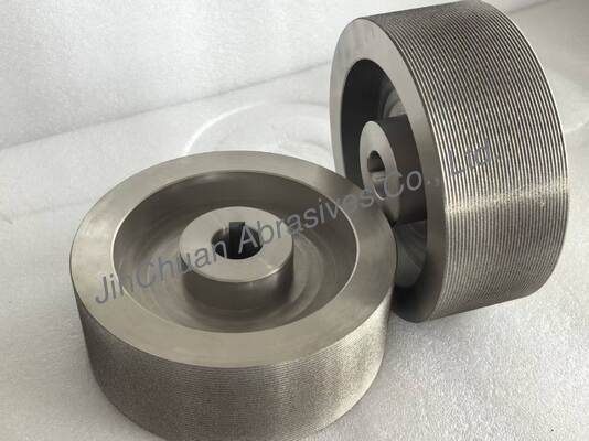 Electro Bonded CBN Wheel 200x75x31.75mm B140-170 12TPI CBN Wheel for Saw Blades Teeth Opening