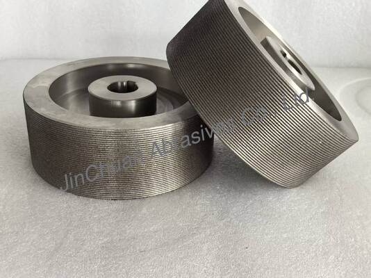 Electro Bonded CBN Wheel 200x75x31.75mm B140-170 12TPI CBN Wheel for Saw Blades Teeth Opening