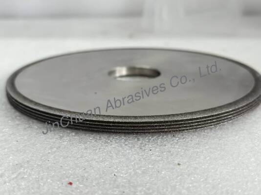 150mm Electroplated CBN Chamfering Wheel with B140/170 Grit and 31.75mm Bore for Precision Grinding