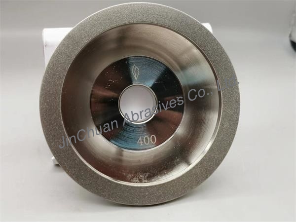 11V9 Cup Electroplated Diamond Grinding Wheel D400 Diameter 100