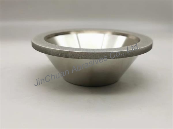 11V9 Cup Electroplated Diamond Grinding Wheel D600 Diameter 100
