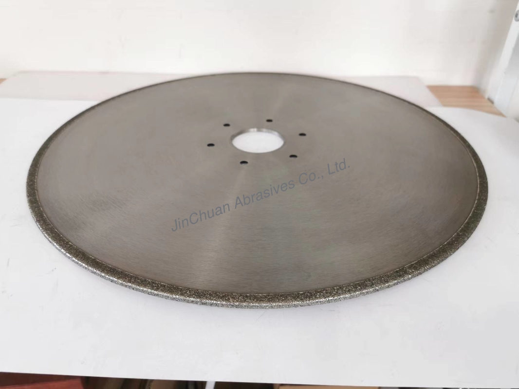 490*6.4*80*8*4.4mm CBN Diamond Wheel For Grinding Cast Iron Electroplated Cutting Disc