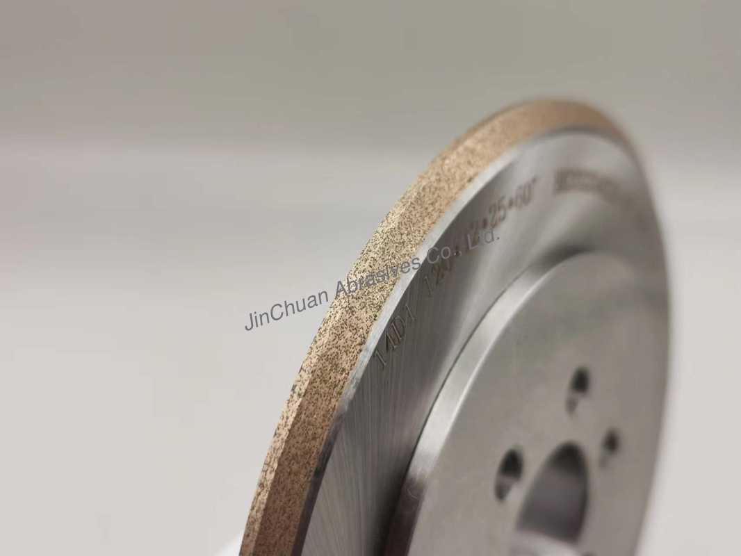 14d1 Sintered Diamond Wheels Surface Grinding And Edge Chamfering Edge 60 Degree