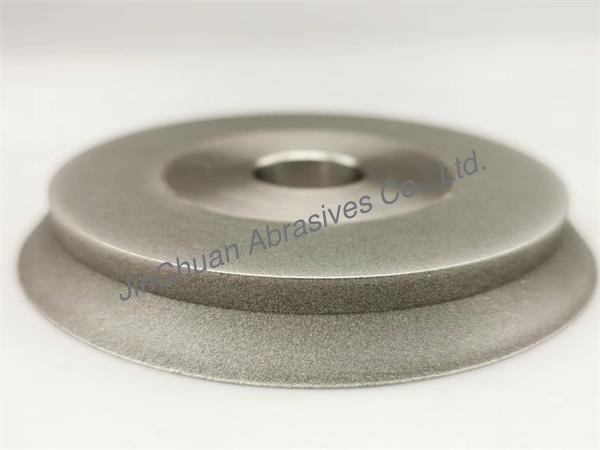 Slot Electroplated Diamond Grinding Wheels Diameter 100 12 19 49 Angle D400