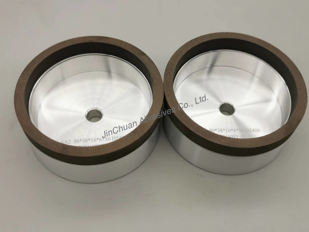 6A2 Resin Diamond Grinding Wheel Edge Polishing Bonded Cup Shape D181