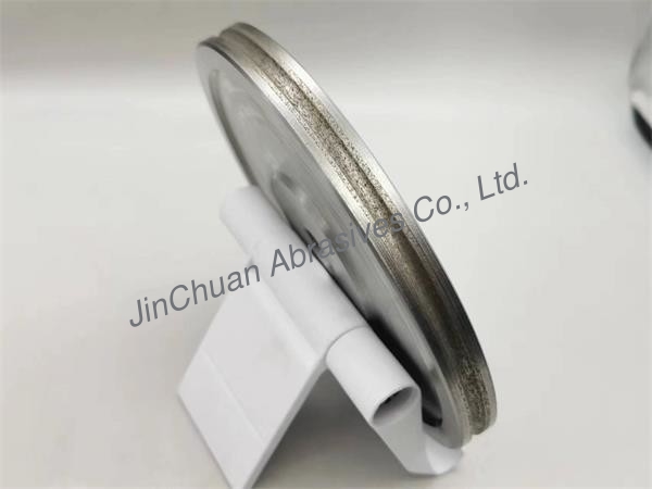 D91 C50 Electroplated Diamond Grinding Wheel For Glass With Slot 150 16 3.5