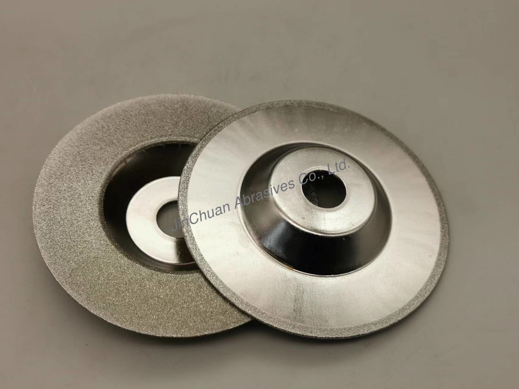 100mm Electroplated CBN Diamond Wheel For Carbide Grinding Cup Wheel 23 * 1mm