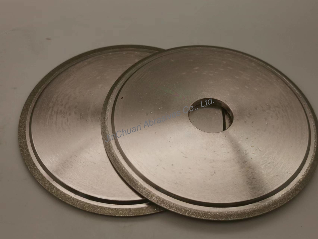 Electroplated CBN Diamond Cutting Wheel For Grinding Tungsten Carbide Lathe Knife