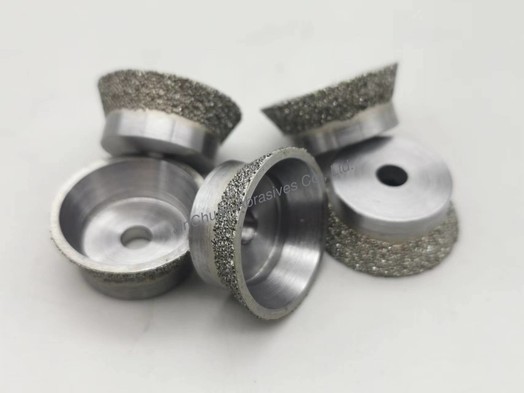 High Durability Sintered Diamond Wheels 30mm Brazed Customized Hardness