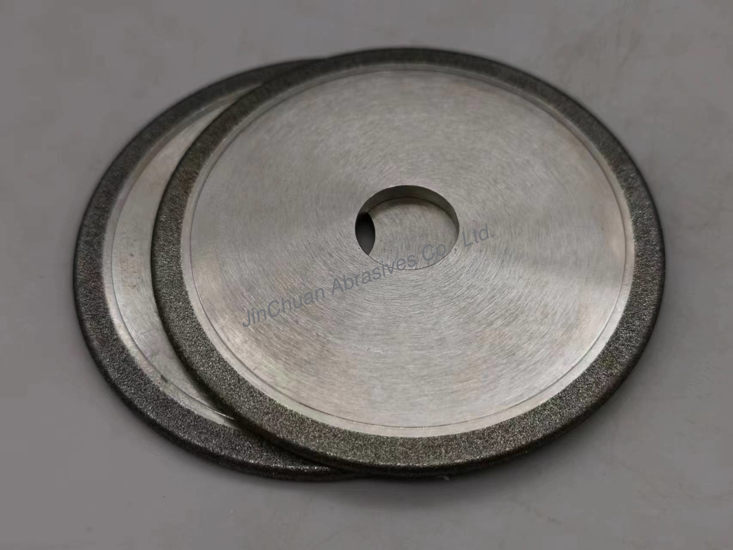 Customized Electroplated CBN Grinding Steel Wheels B126 1F1 Shape