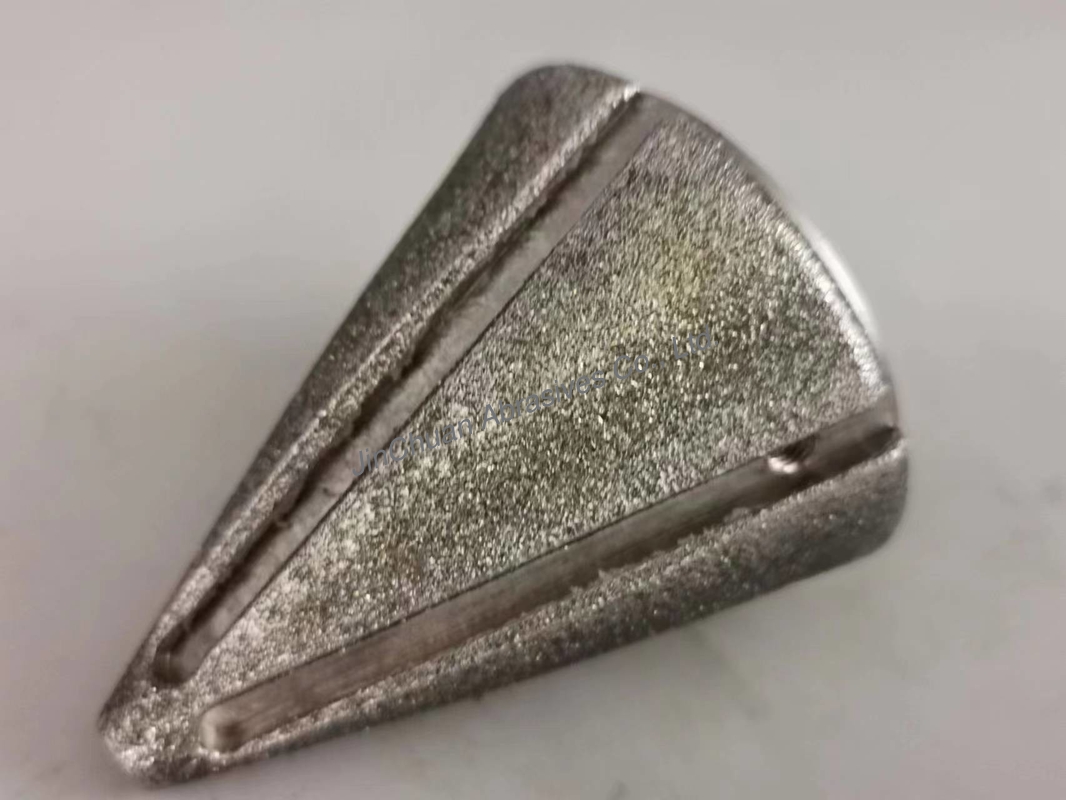 Silver Color Electroplated Diamond Grinding Head D40 Customized