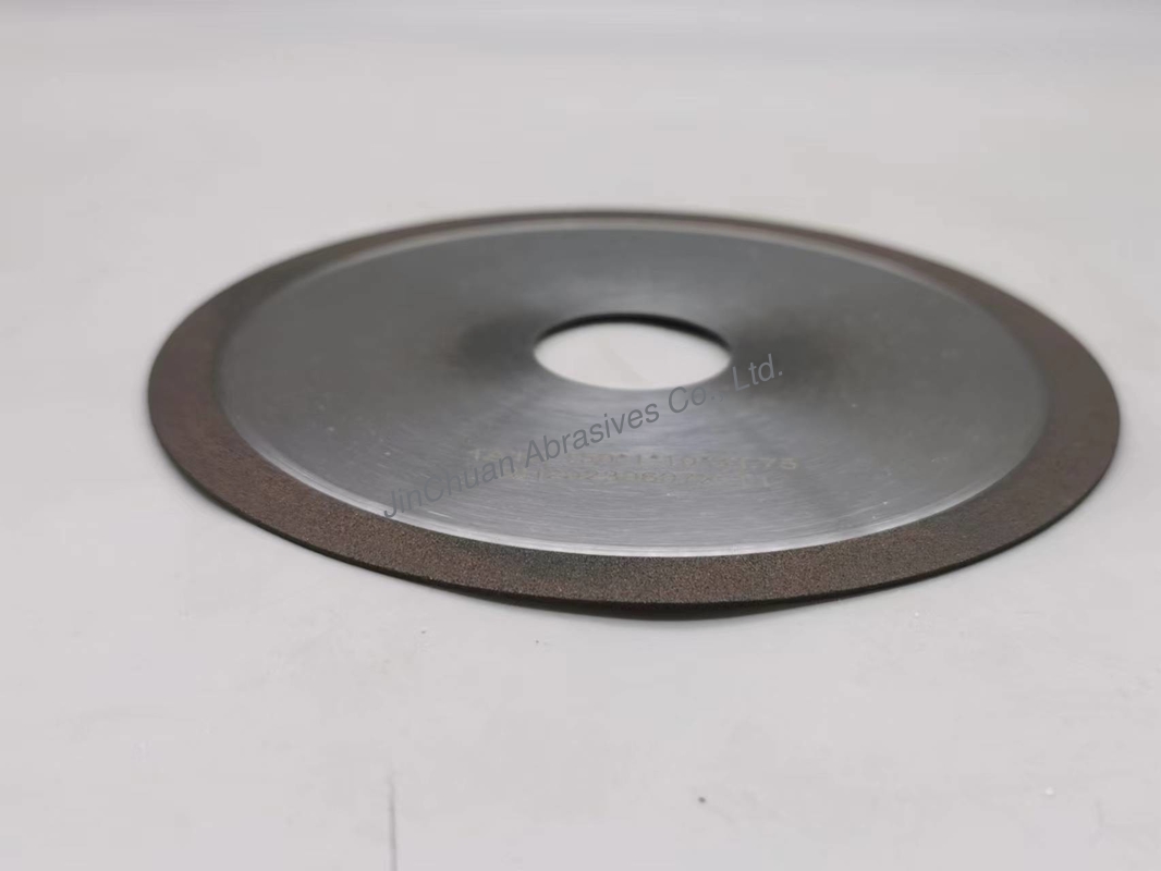 1A1R Resin Bond CBN Cutting Wheel For Carbide Tungsten Flat Cubic Boron Nitride