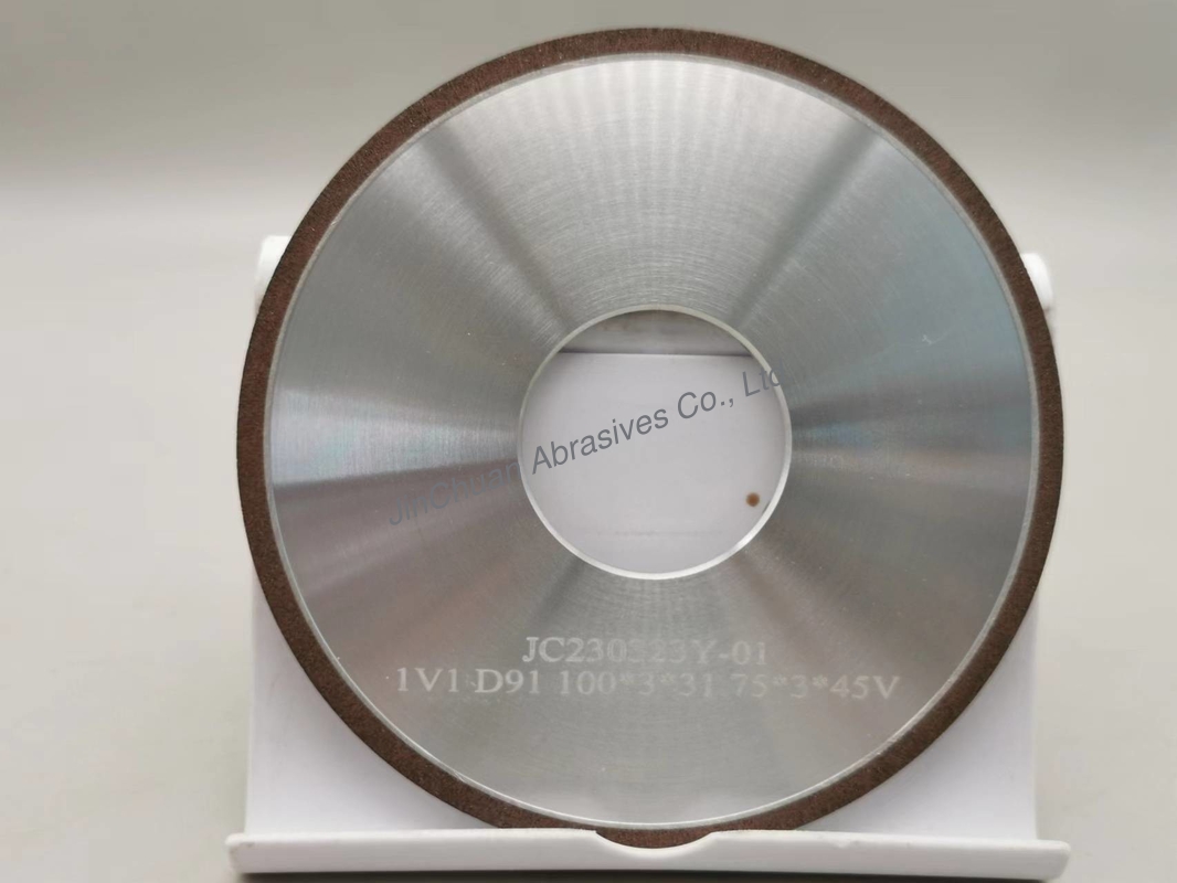 100mm Resin Bonded Diamond Grinding Disc 1V1 45 Degrees Wheel