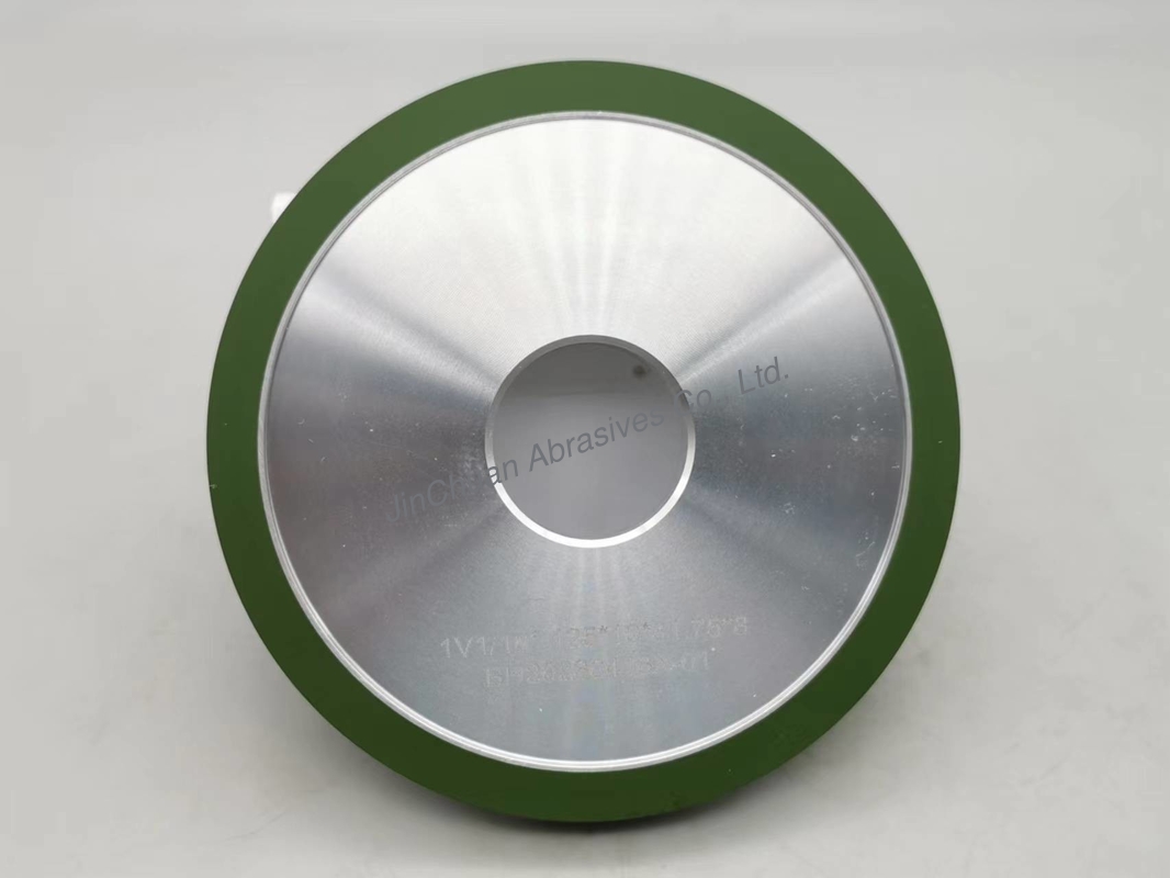 1V1 Resin Bonded Grinding Wheels 10 Degress Radius Edge Diamond Wheels