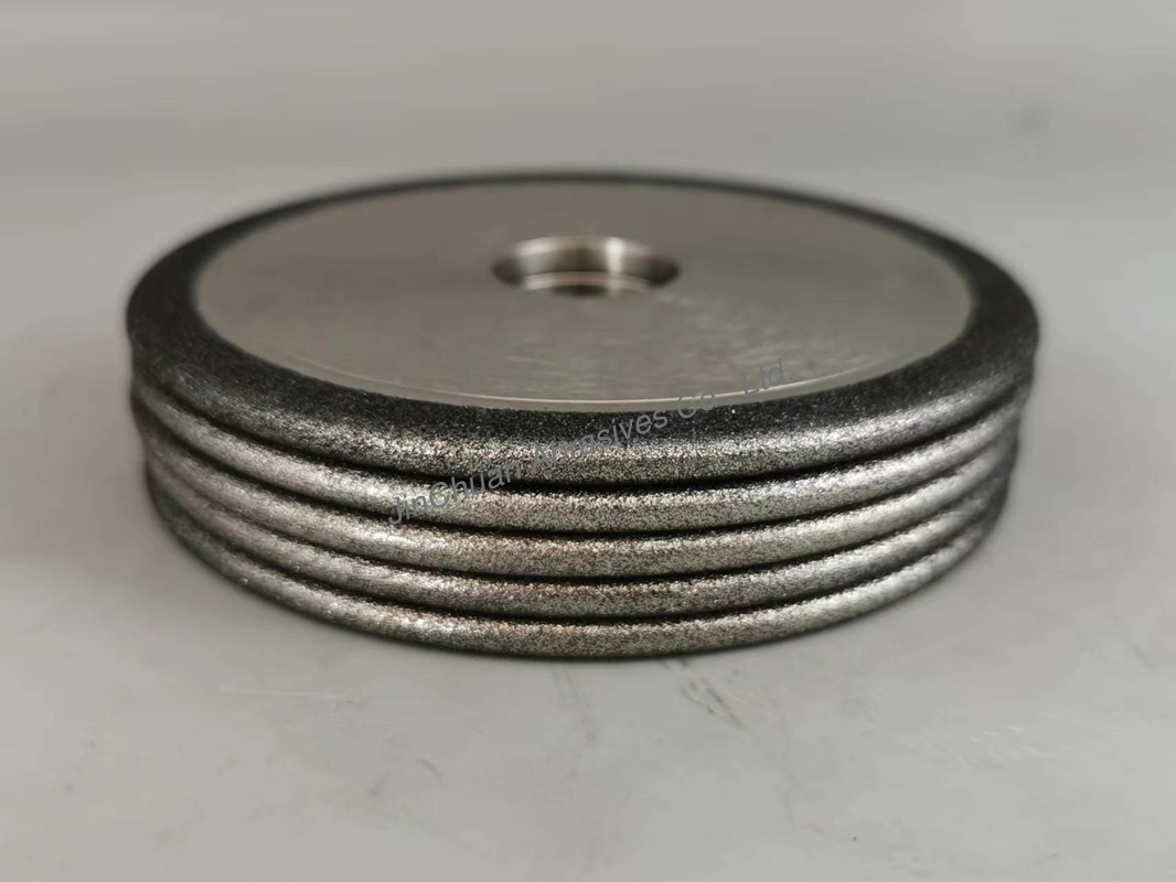 Customized 1F1 Electroplated CBN Grinding Wheels Diameter 105 B80/100