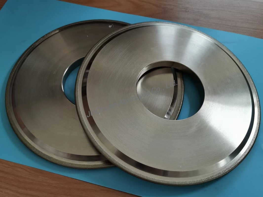 14F1 Electroplated Diamond Grinding Wheels Diameter350 D80/100