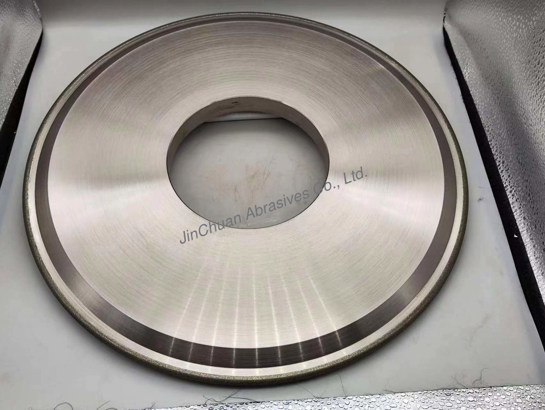 14F1 Electroplated Diamond Grinding Wheels Steel Diameter350 D80/100